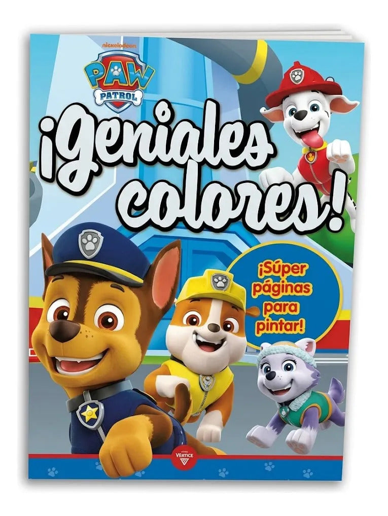 Libro para Colorear Paw Patrol 16 Páginas
