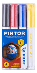Set Pilot Pintor Multisuperficie Clásicos Punta Fina 4ud