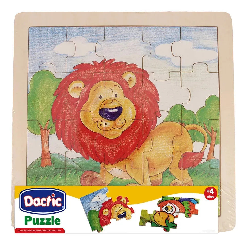 Puzzle de Madera León 20 Piezas Dactic
