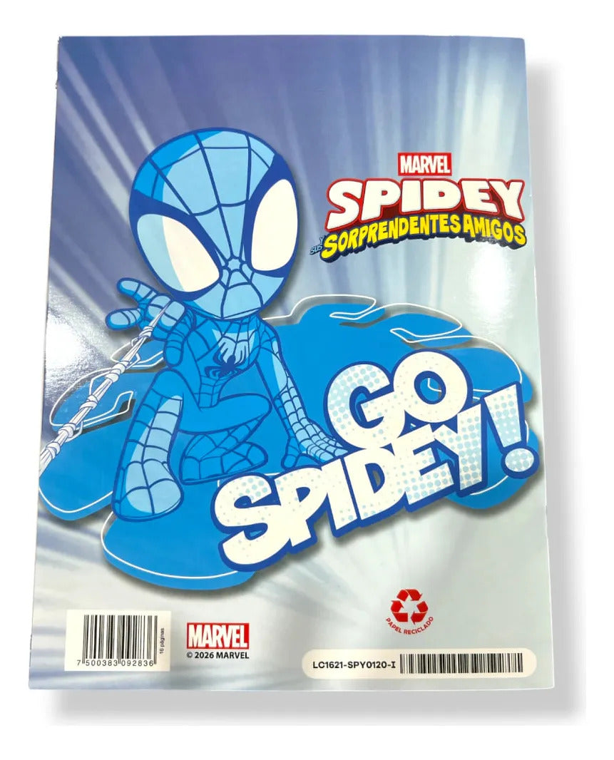 Libro para Colorear Spidey 16 Páginas