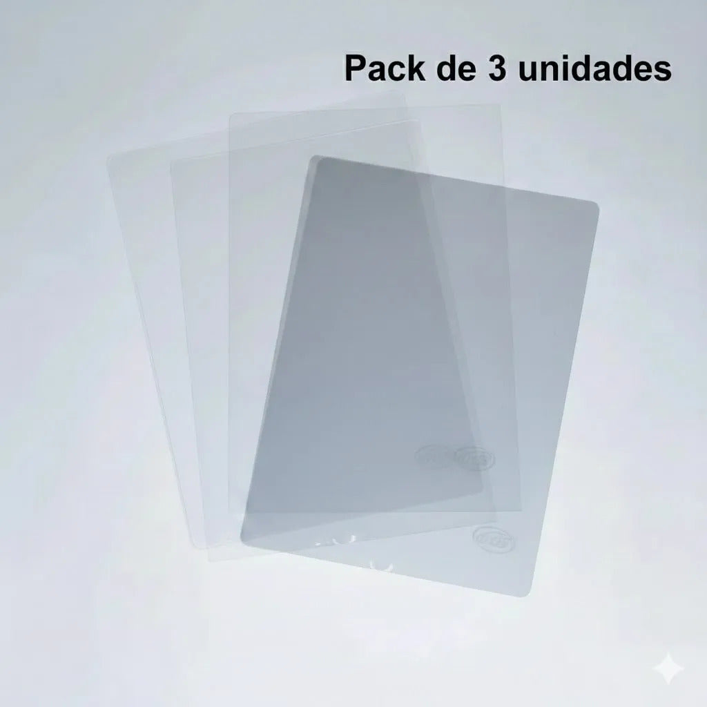 Forro Libro Transparente PVC Adaptable Pack x3