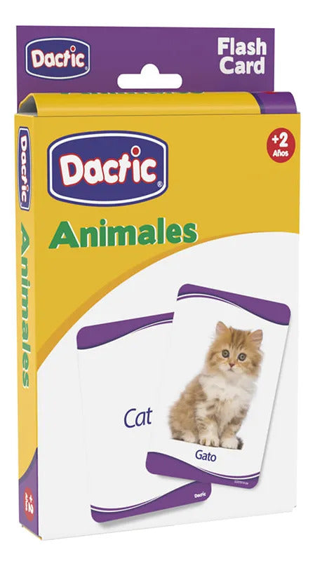 Láminas Didácticas Animales Dactic 17x12 cm 56 Piezas