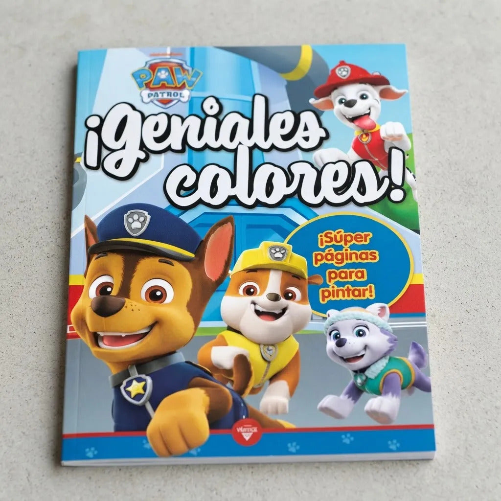 Libro para Colorear Paw Patrol 16 Páginas