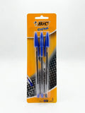 Bolígrafos Bic Cristal 1mm Pack 3 Azul y Negro