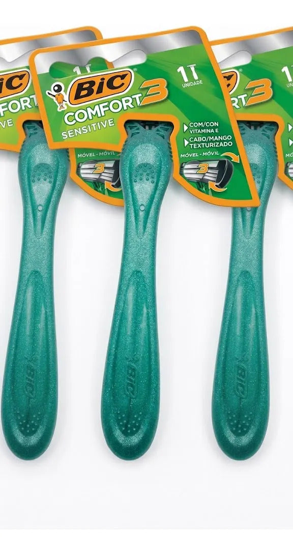 Maquinilla Bic Advance Sensitive 3 Hojas Pack x3