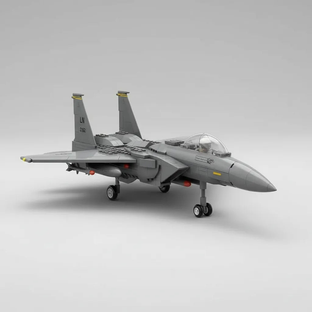 Avión F-15 Eagle Bloques de Construcción Wange 262 Piezas