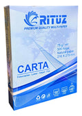 Resma Carta 75gr Rituz X 500 Hojas Papel Bond Para Impresión
