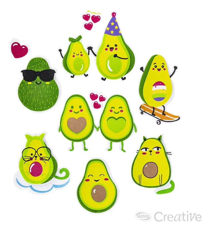 Block Stickers Goma Eva Paltas Surtidos Creative 1ud
