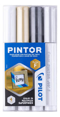 Set Pilot Pintor Multisuperficies Glam Punta Fina 4ud SWPTF01