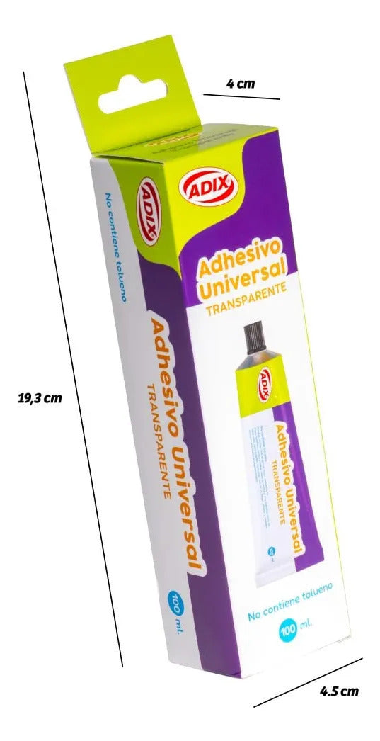 Pegamento Universal Transparente Adix 100ml