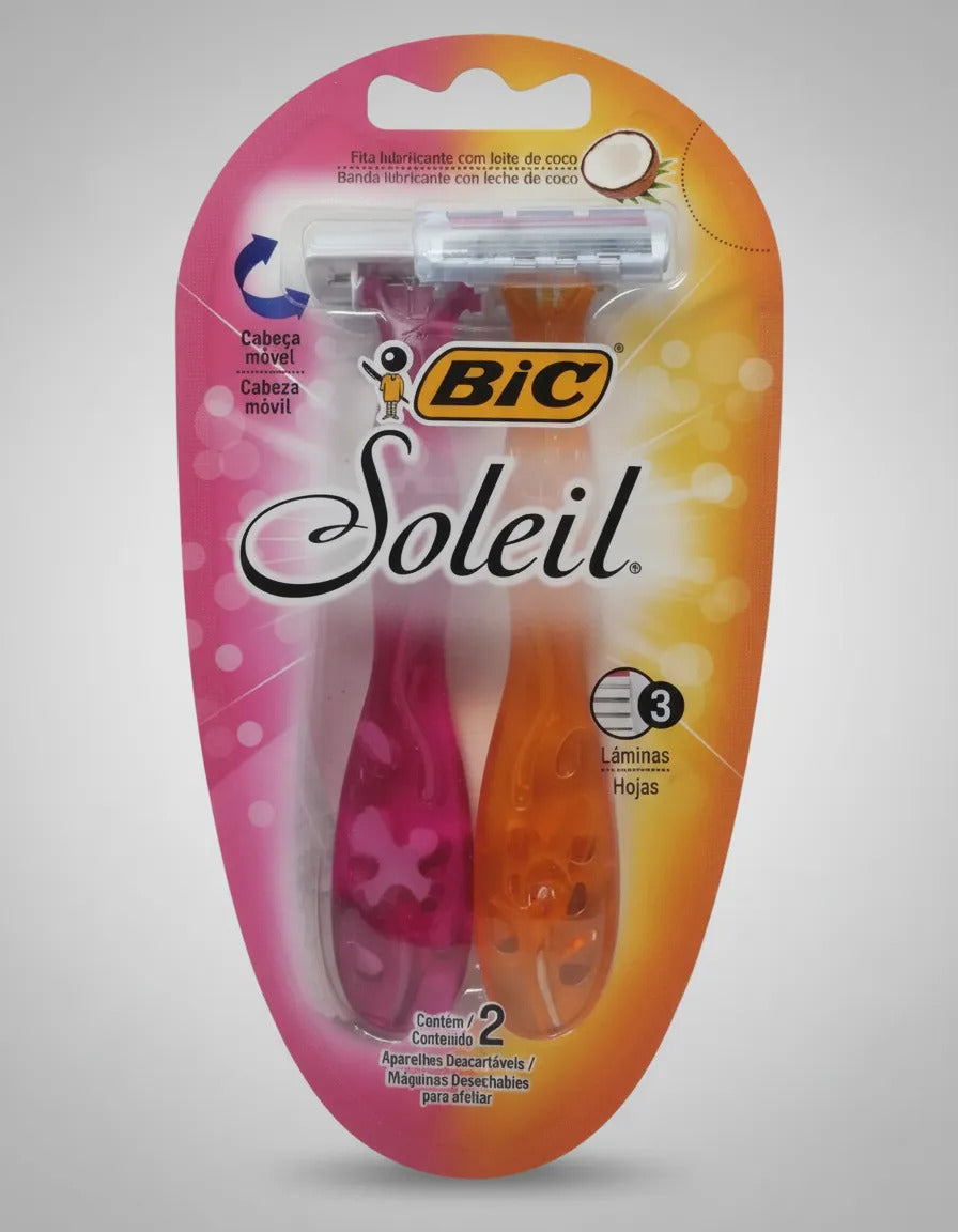Maquinilla Bic Soleil Mujer 3 Hojas con Coco