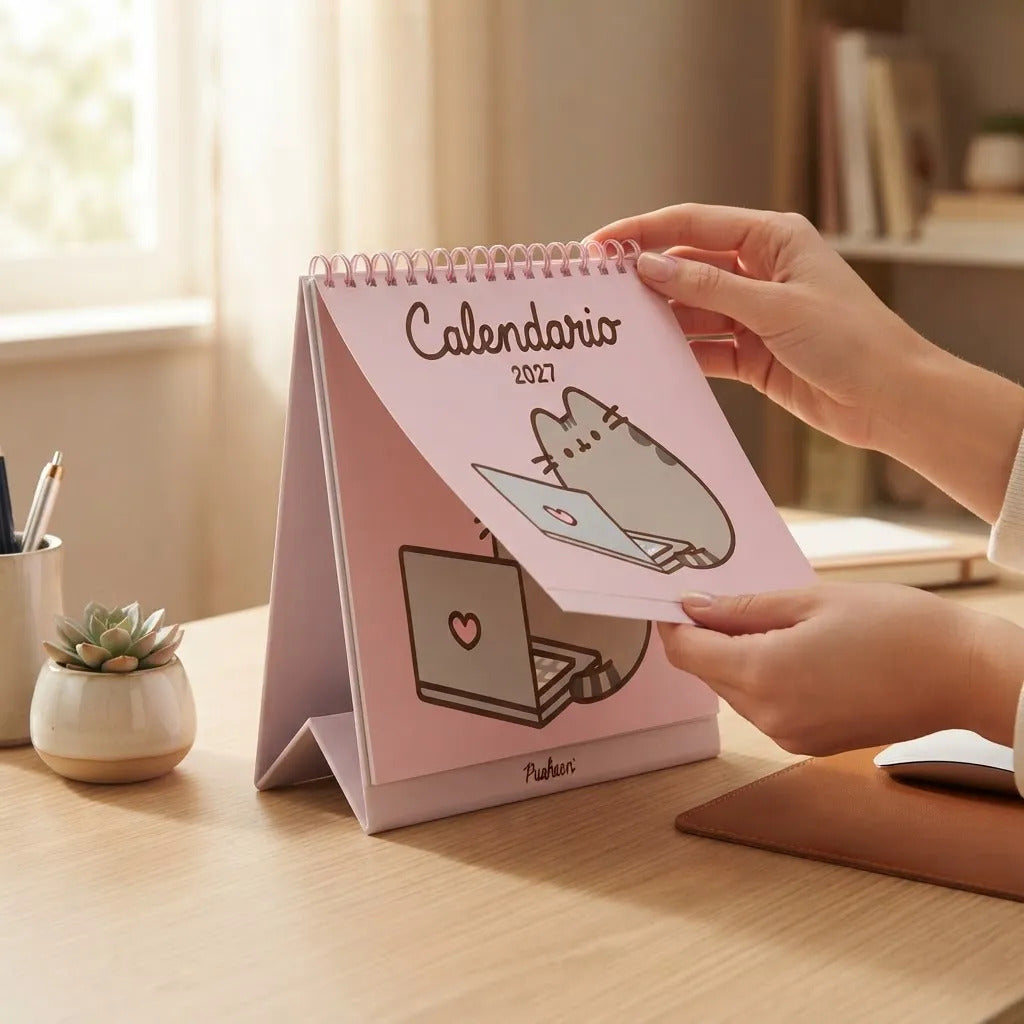 Calendario de Escritorio Mooving 2027 Pusheen