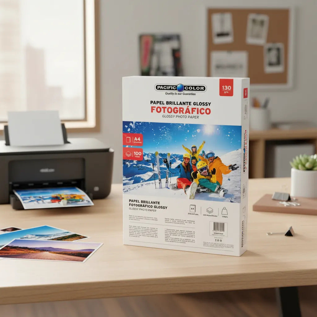 Papel Fotográfico Glossy 130g A4 100 Hojas