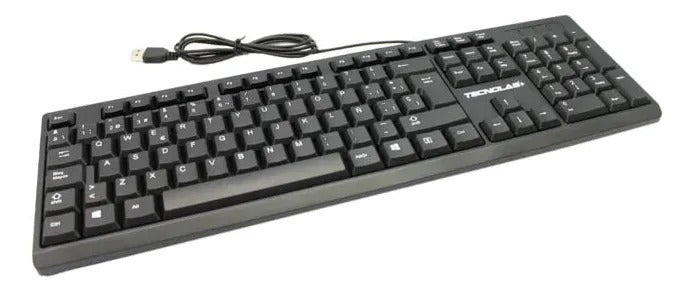 Kit Teclado y Mouse USB Tecnolab TL623 Alámbrico Español