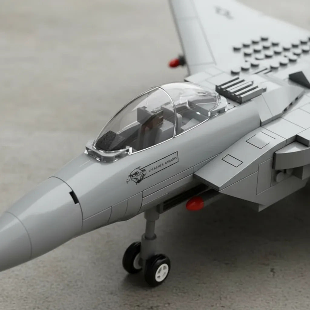 Avión F-15 Eagle Bloques de Construcción Wange 262 Piezas