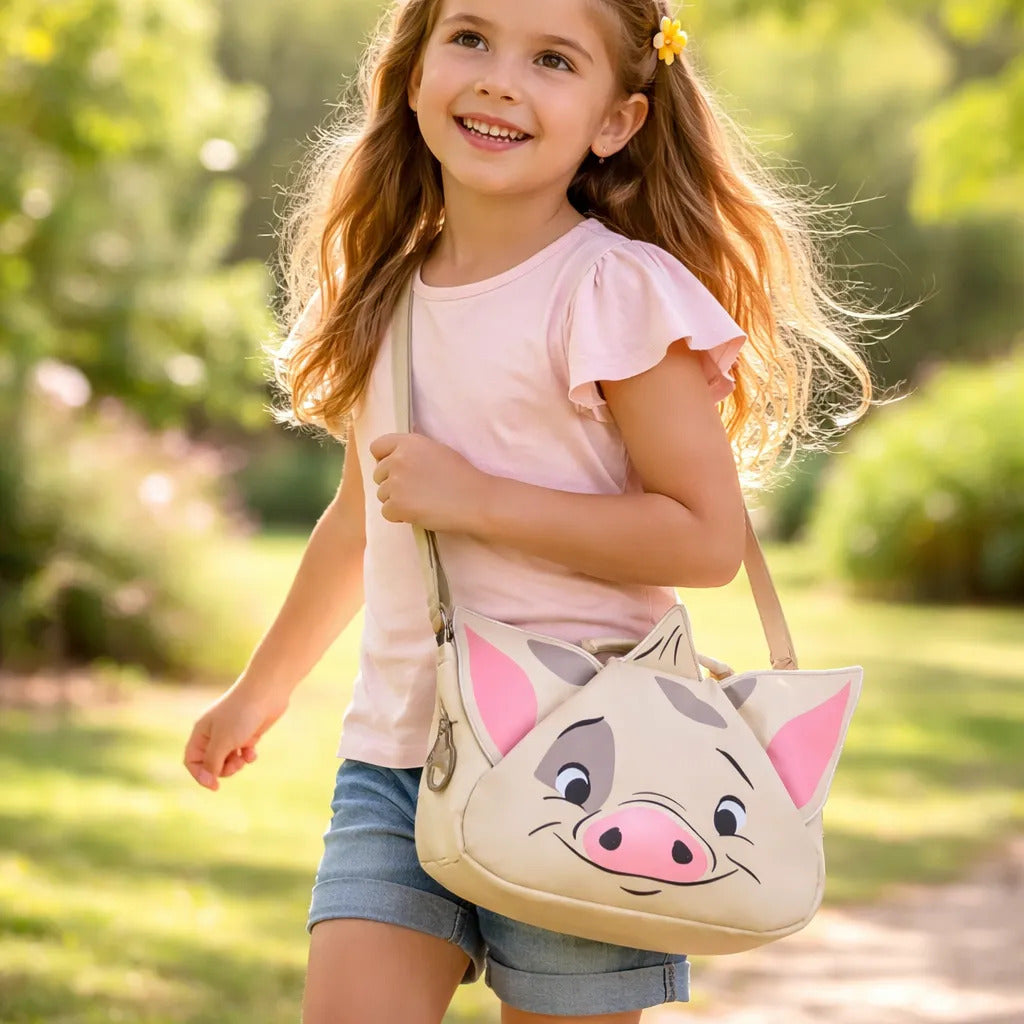 Cartera Bandolera Moana y Pua Infantil Juvenil