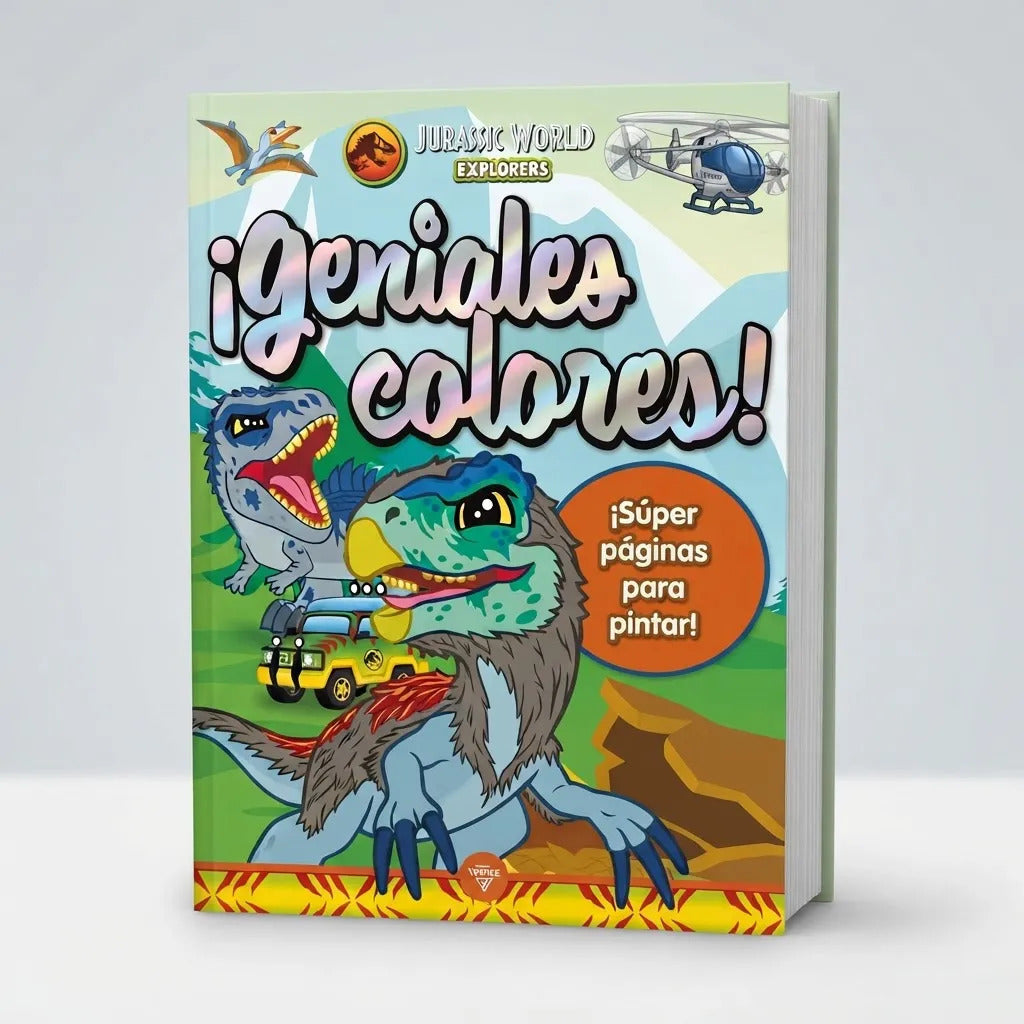 Libro para Colorear Jurassic 16 Páginas