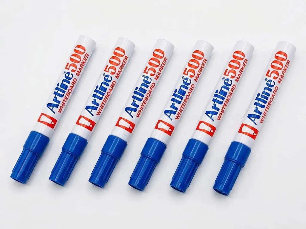 Plumón Pizarra Acrílica Recargable Artline 500 Pack 6