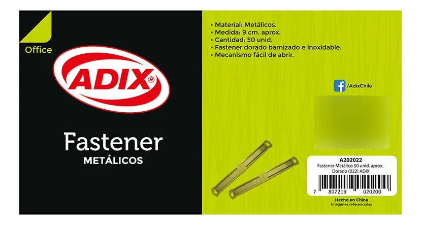 Acoclips Fasteners Metálicos Adix x50 Uds