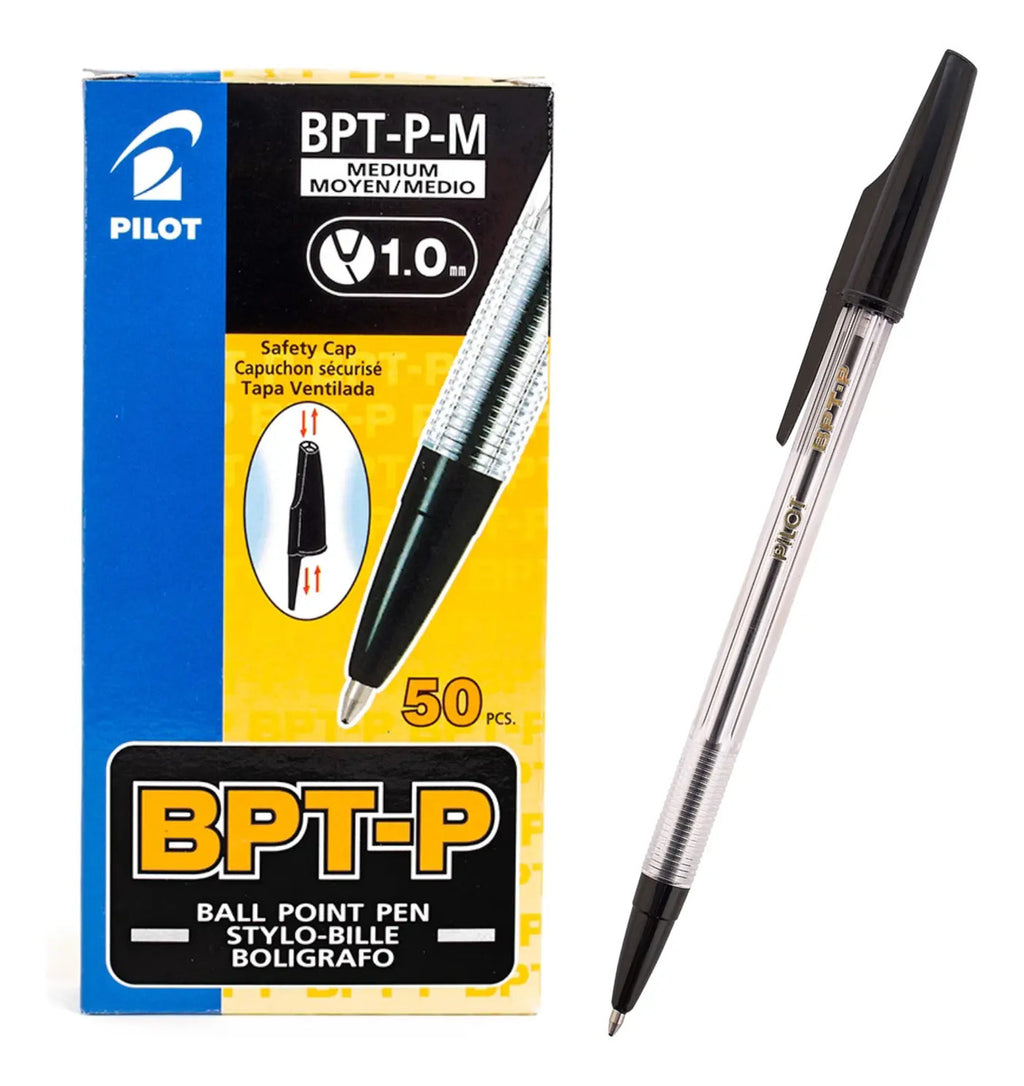 Caja 50 Bolígrafos Pilot Económicos Trazo 1mm