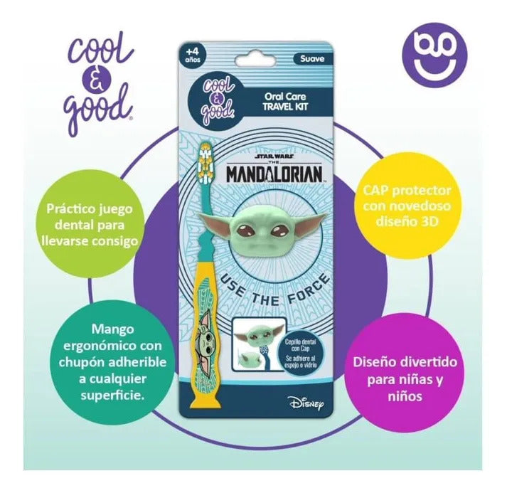 Cepillo Dental Cool&good Baby Yoda Suave 1ud C/protector