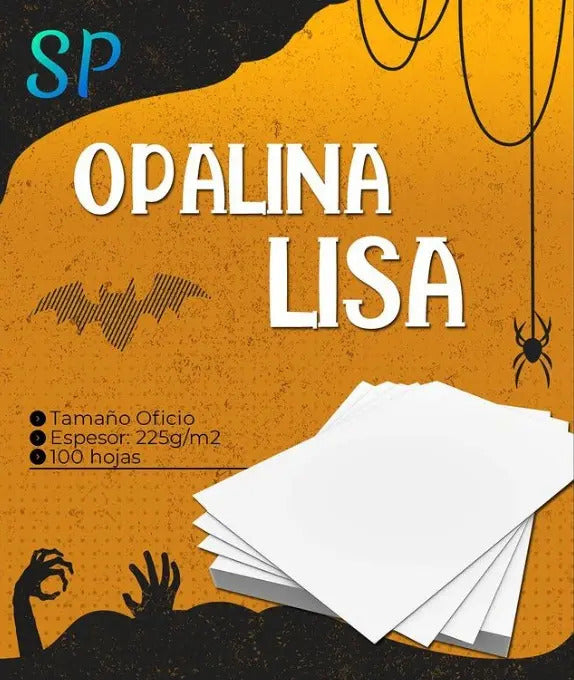 Opalina Lisa 225 g Tamaño Oficio 100 Hojas