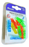 Perros De Plástico De Colores Natural 3.5 Cm 10 Pinzas Perro
