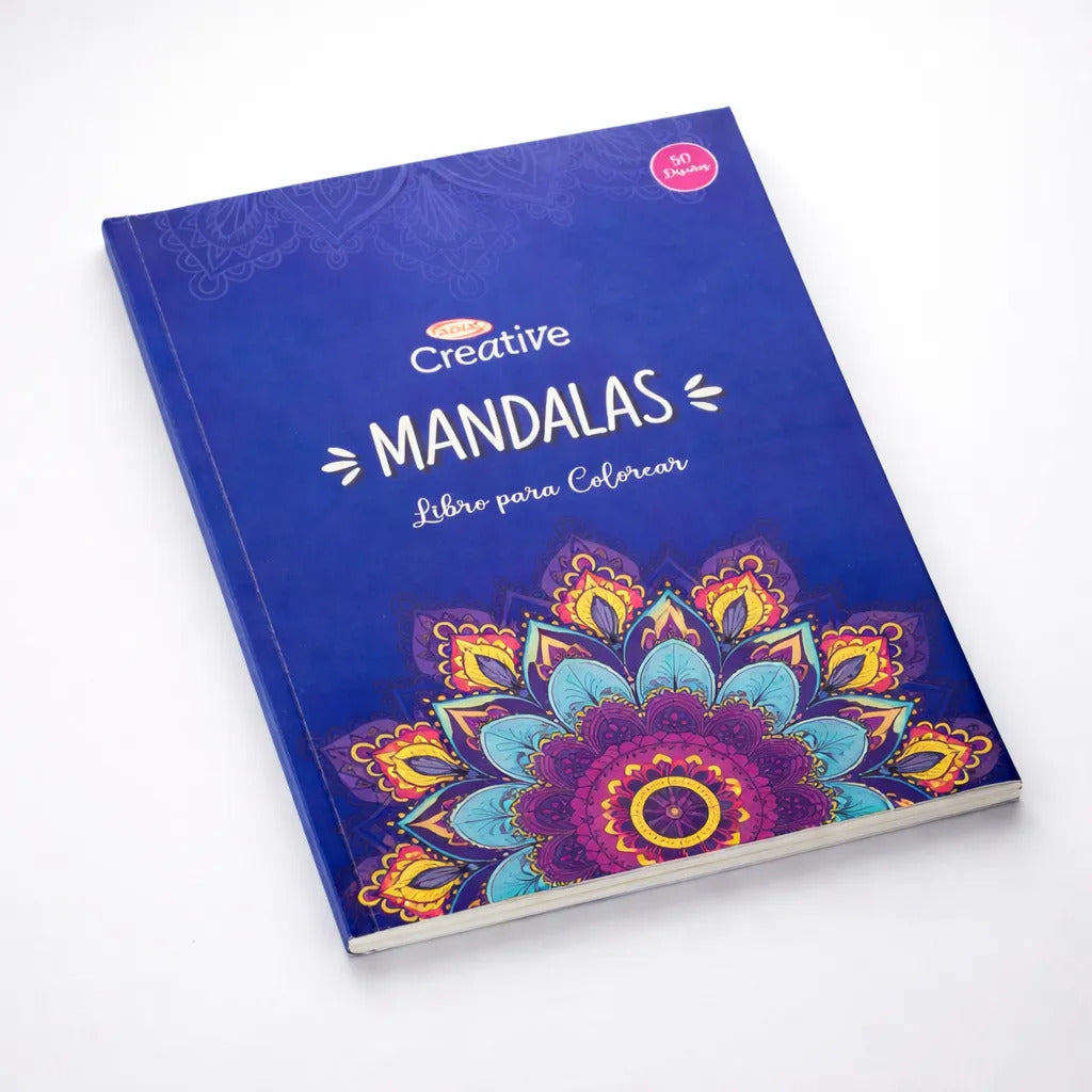 Libro para Colorear Mandalas Adix, 50 Páginas