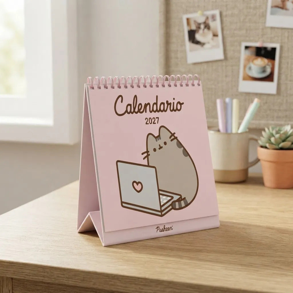 Calendario de Escritorio Mooving 2027 Pusheen