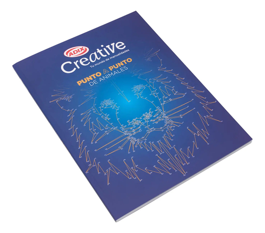 Libro Adix Creative Punto A Punto De Animales 52 Páginas