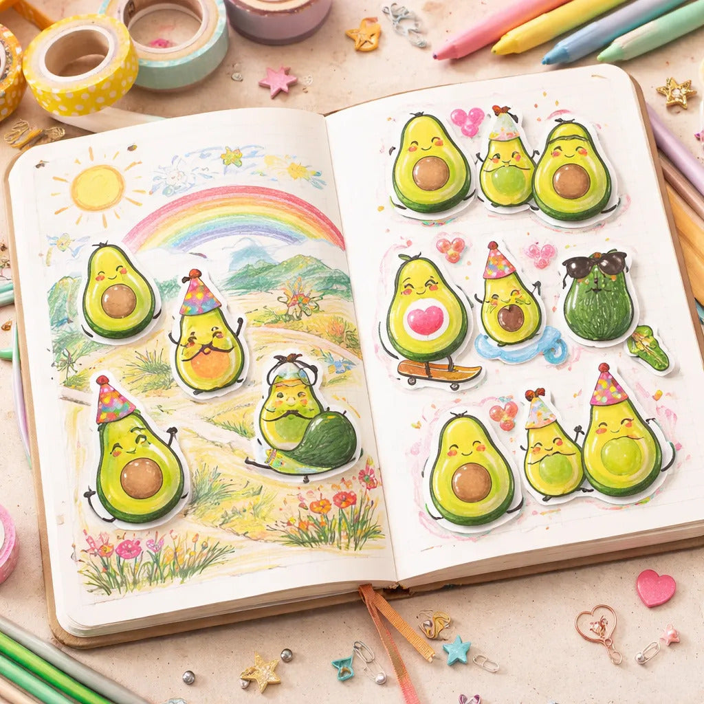 Block Stickers Goma Eva Paltas Surtidos Creative 1ud