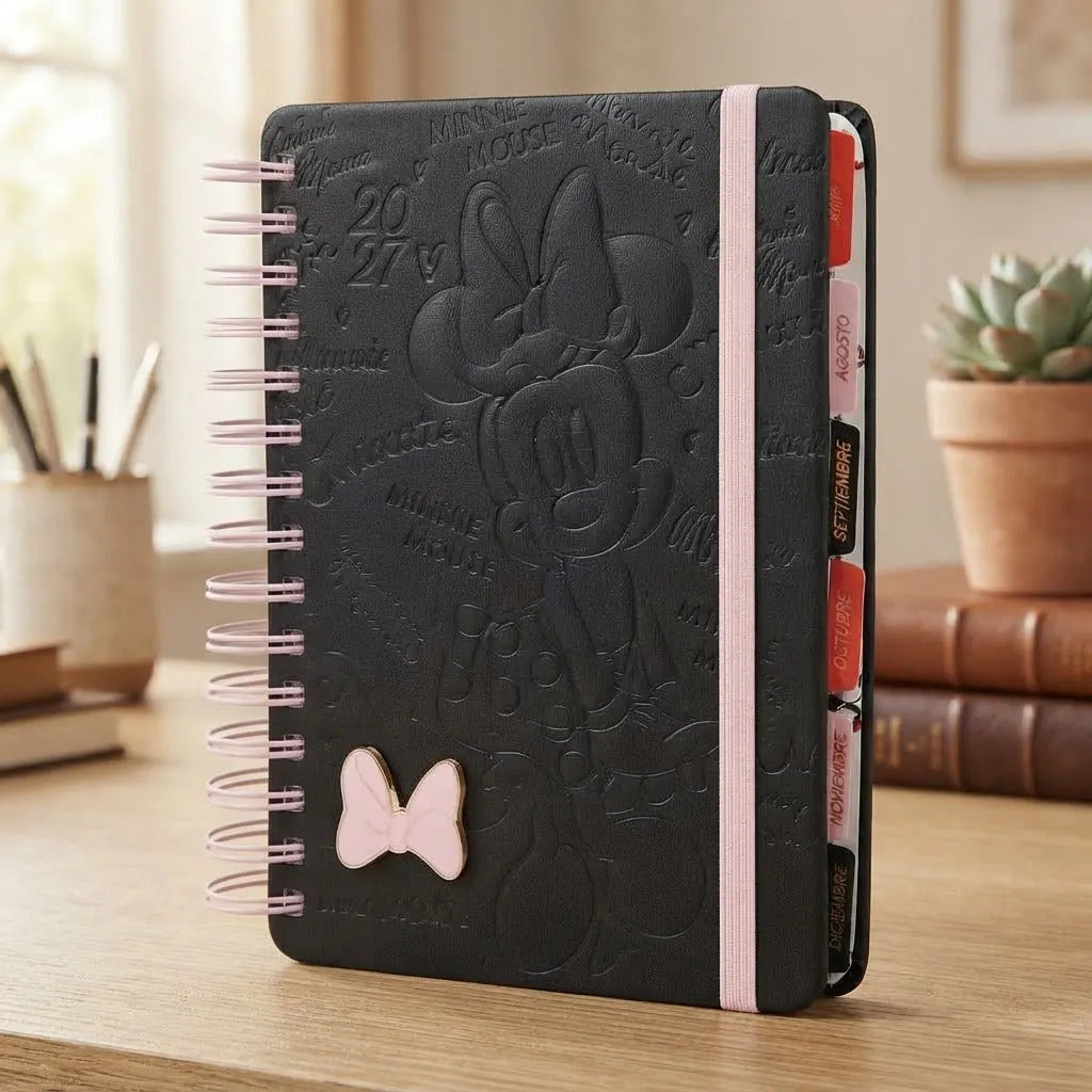 Agenda Minnie Mouse 2027 Día por Página Tapa Dura