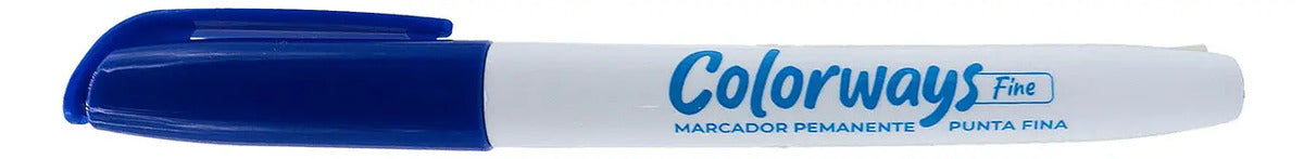 Marcador Permanente Punta Fina Adetec 1 Und Colorways