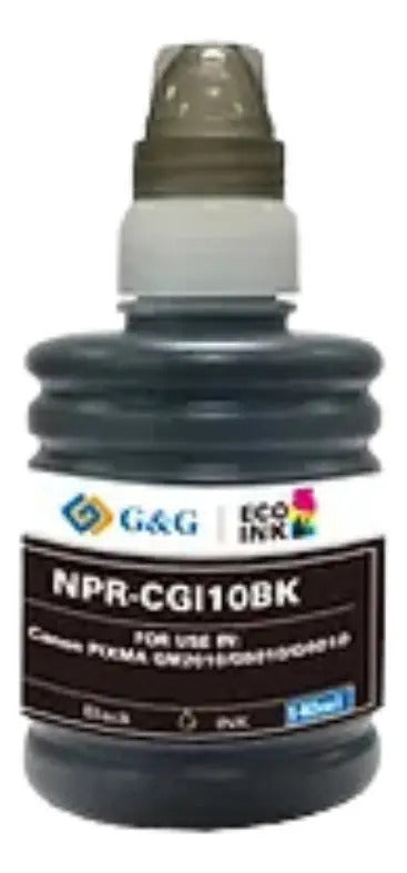 Pack 4 Tintas GI-10 Para Canon G6010 G7010 (4 Colores)