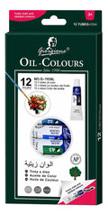 Pintura al Óleo Giorgione 12 Colores Tubos 12ml