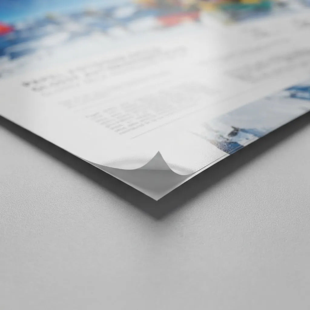 Papel Adhesivo Fotográfico A4 135g Brillante 50h
