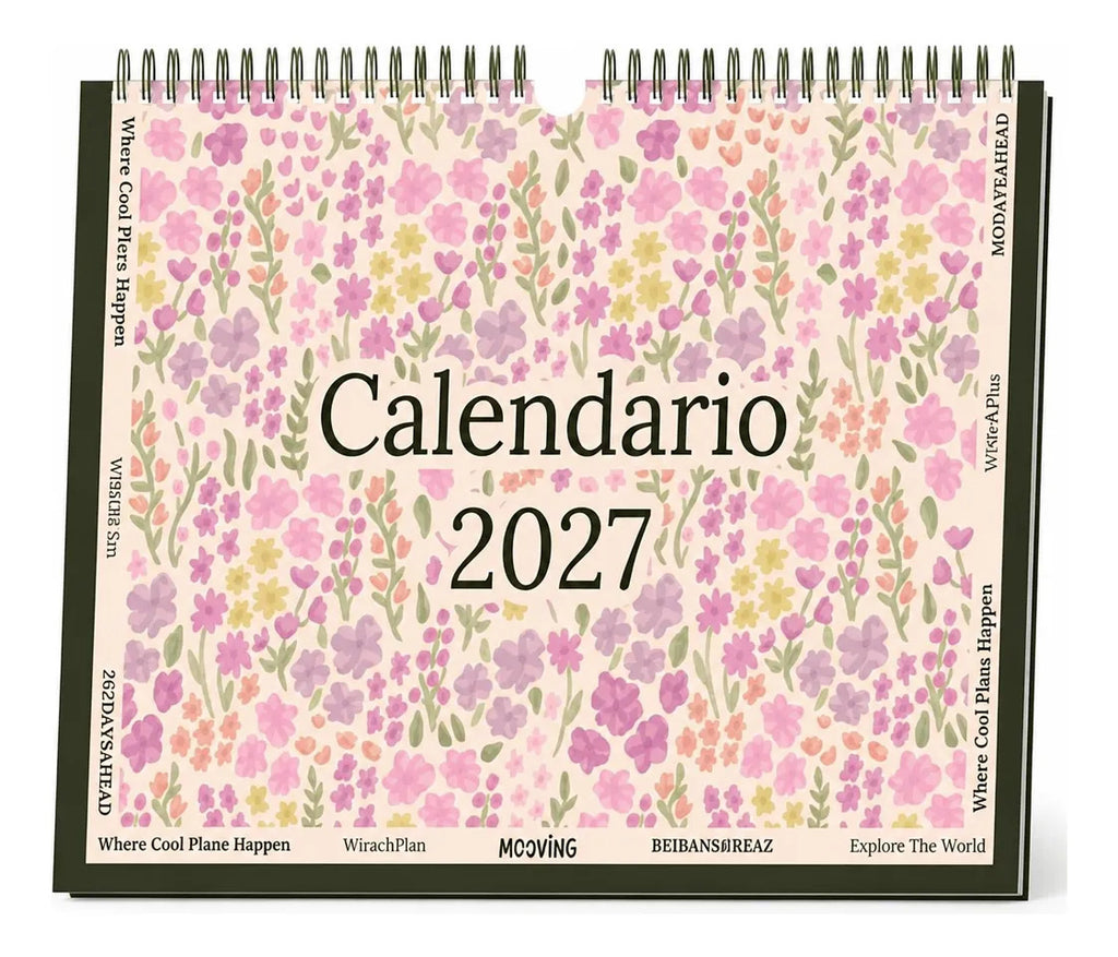 Calendario de Escritorio Mooving 2027 Boho