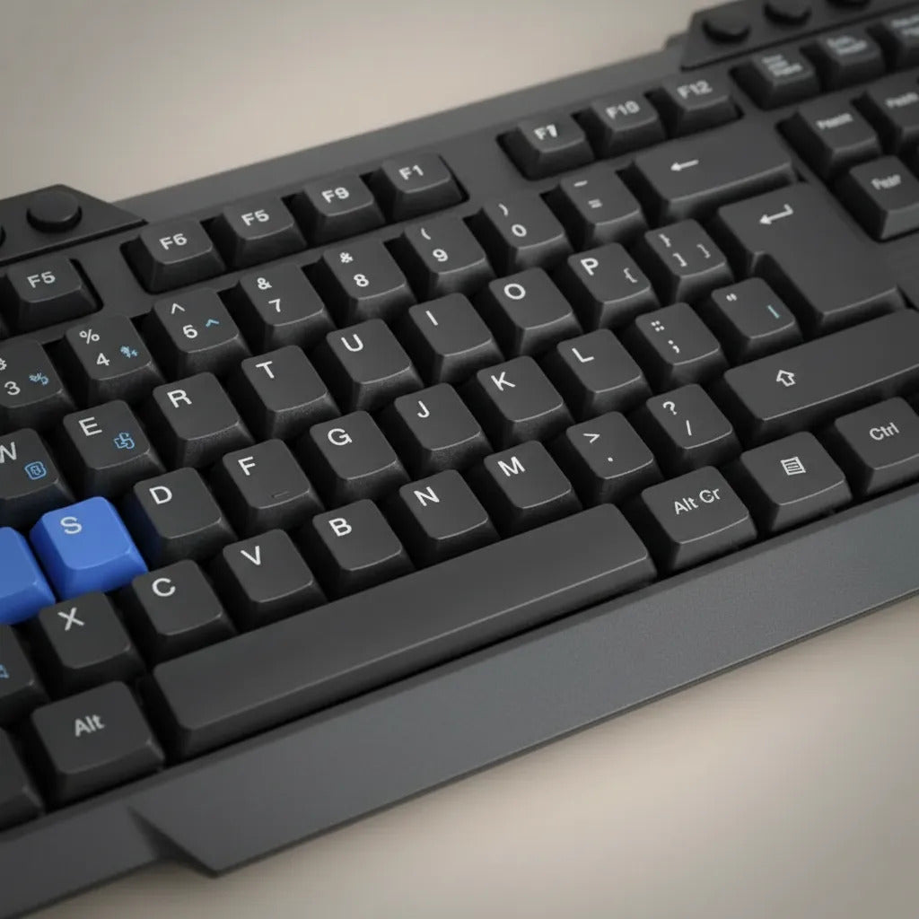 Teclado Multimedia USB DBlue Silencioso con 8 Teclas