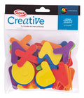 Letras Adhesivas Goma Eva Pack x52 Didáctico