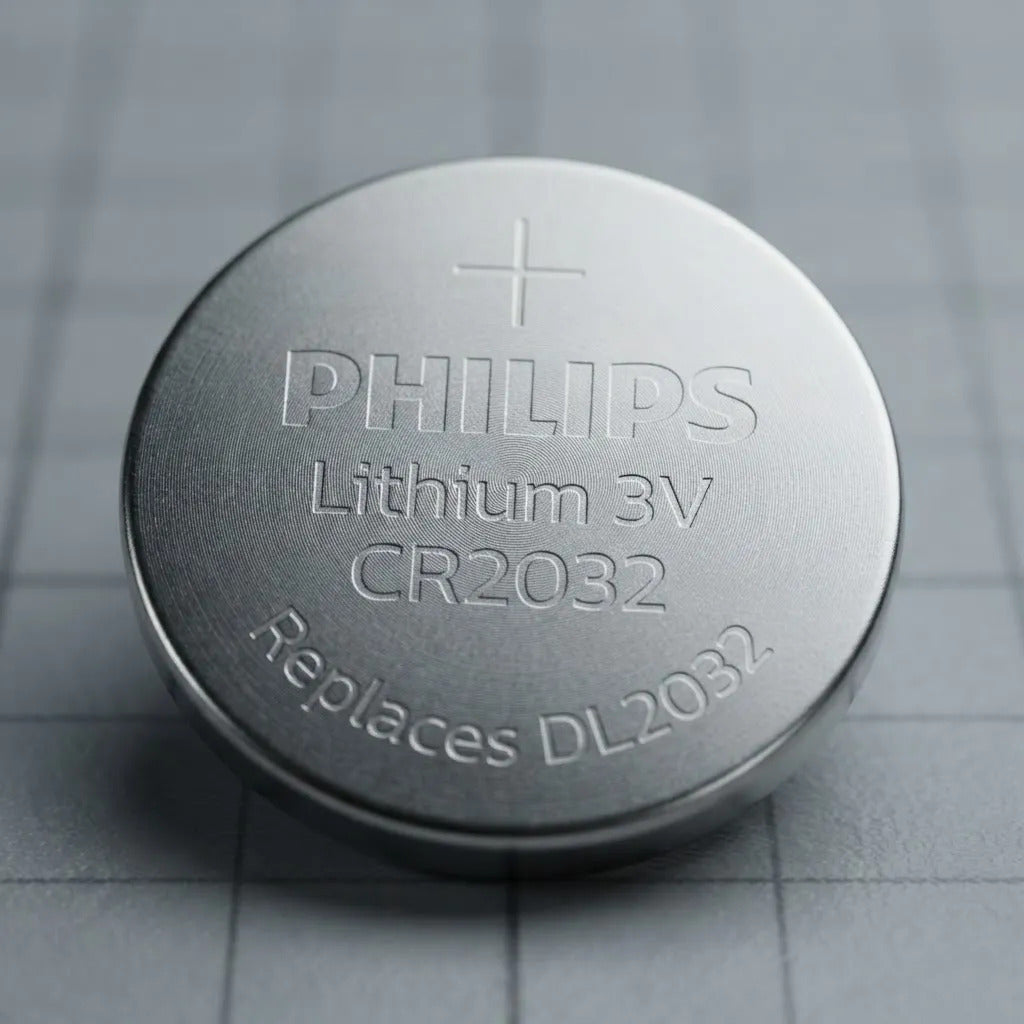 Pila CR2032 Philips Litio 3V, Pack de 5 Unidades