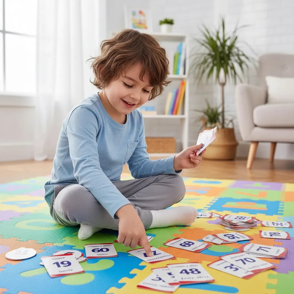 Flash Cards Números 0 al 100 Dactic 56 Piezas