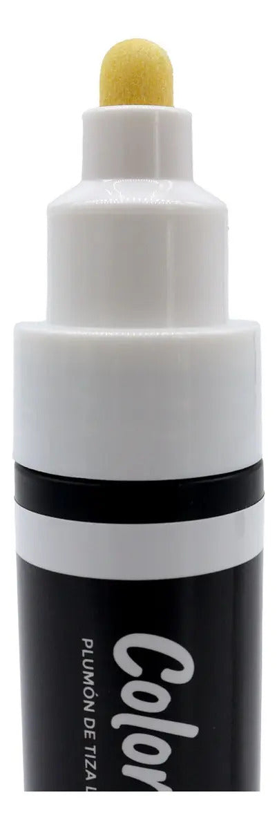 Plumón Tiza Jumbo Colorways Adetec Blanco 8 mm