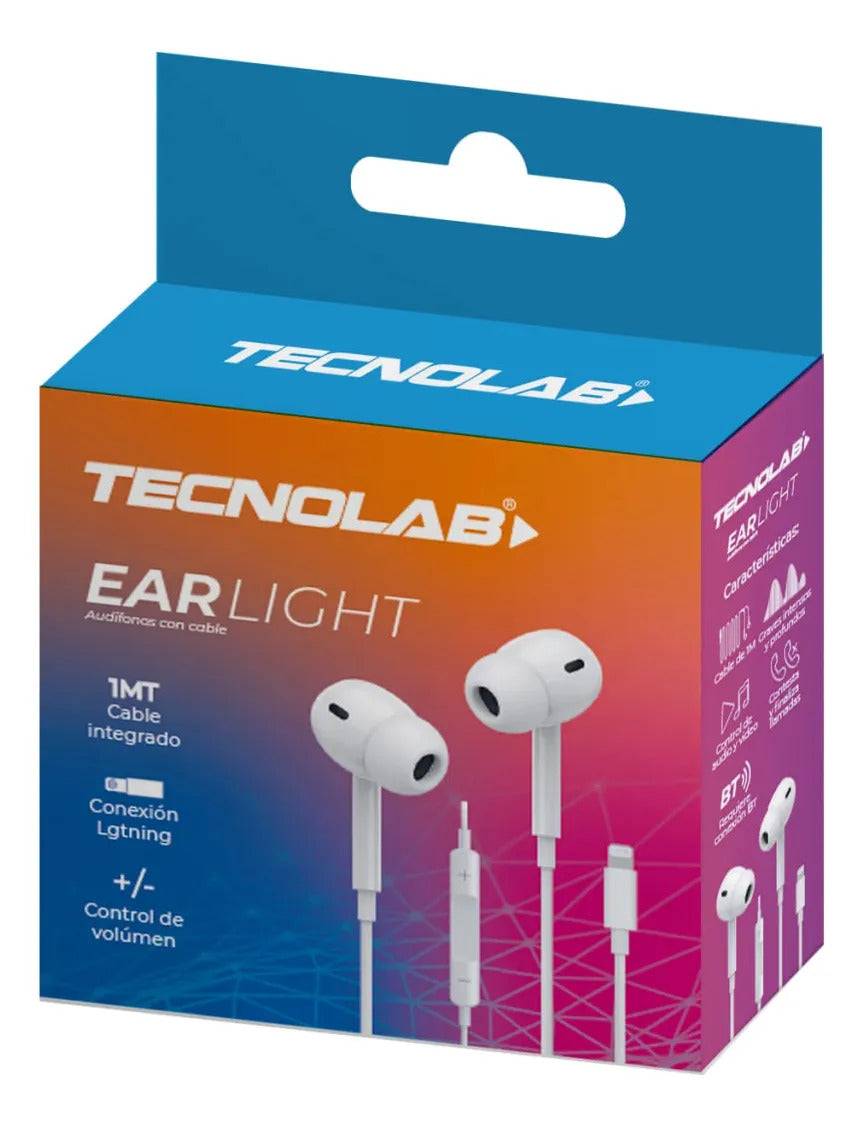 Audífonos Tecnolab TL343 Lightning Bluetooth Micrófono