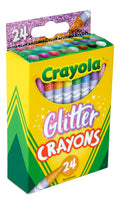 Crayola 24 Crayones Glitter Multicolor