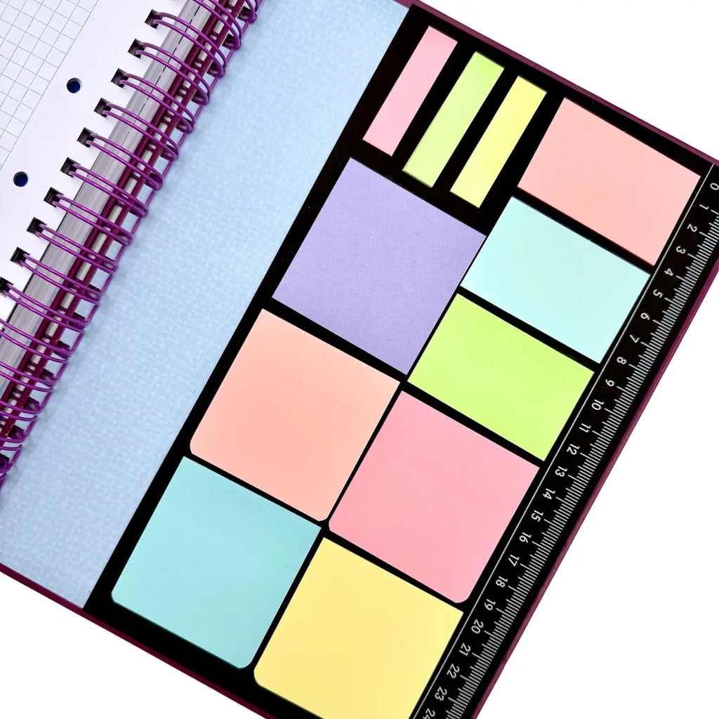 Cuaderno A4 Tapa Dura Dgnottas 4 Materias 160 Hj