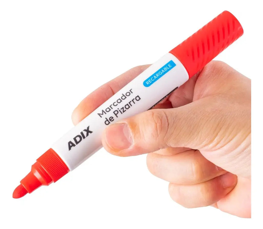 Marcador para Pizarra Adix Punta Redonda Recargable