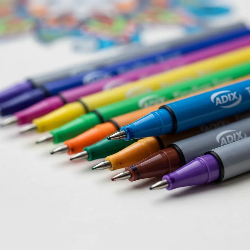 Libro para Colorear Mandalas Adix + 48 Fineliners