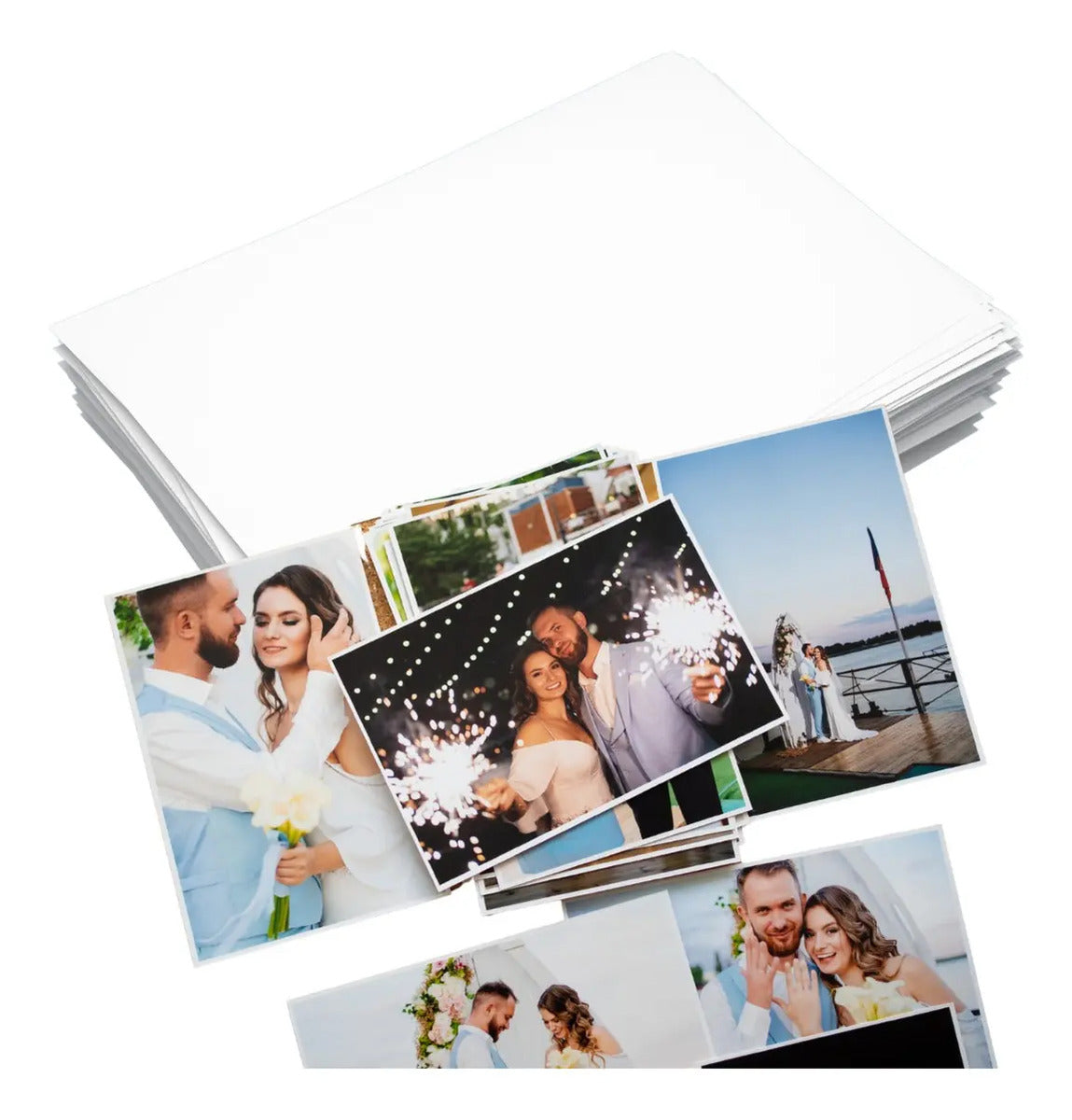 Papel Fotográfico Adhesivo Pack 300 Hojas 135gr A4 Brillante