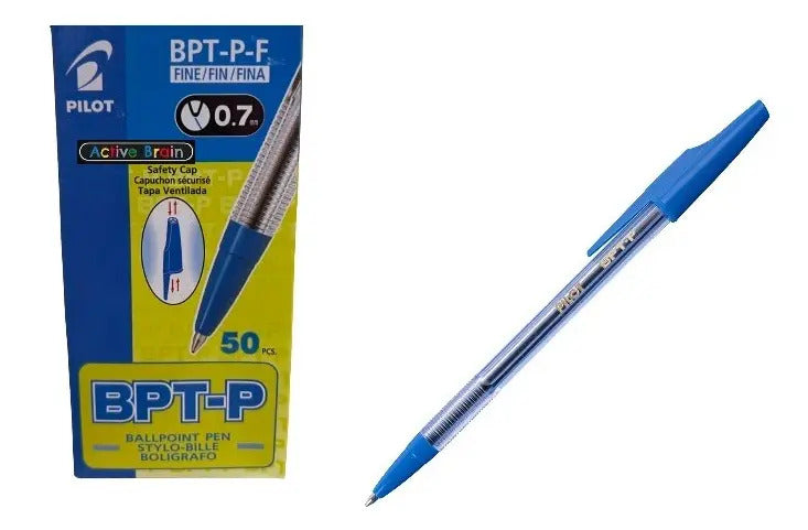 Lápiz Pasta Pilot BPT 0.7mm Caja 50 Unidades