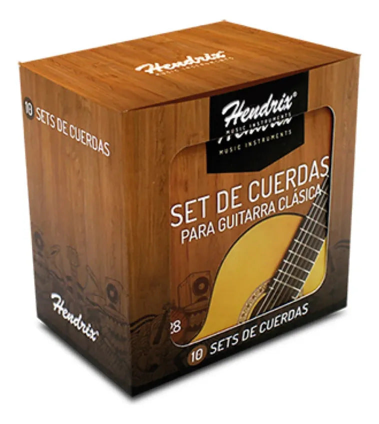 Cuerdas Guitarra Clásica Hendrix Nylon Tensión Media